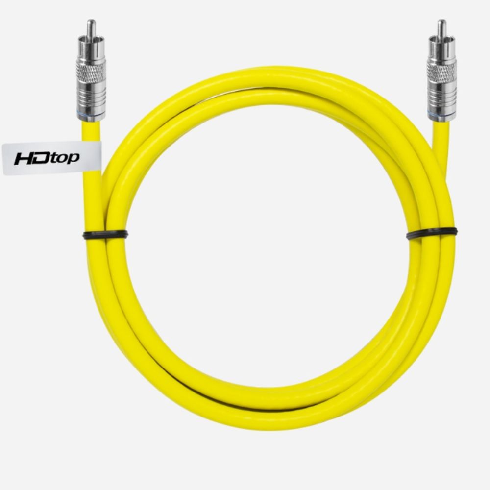 동축케이블 75옴 RCA 코엑셜 5C 옐로우 5M