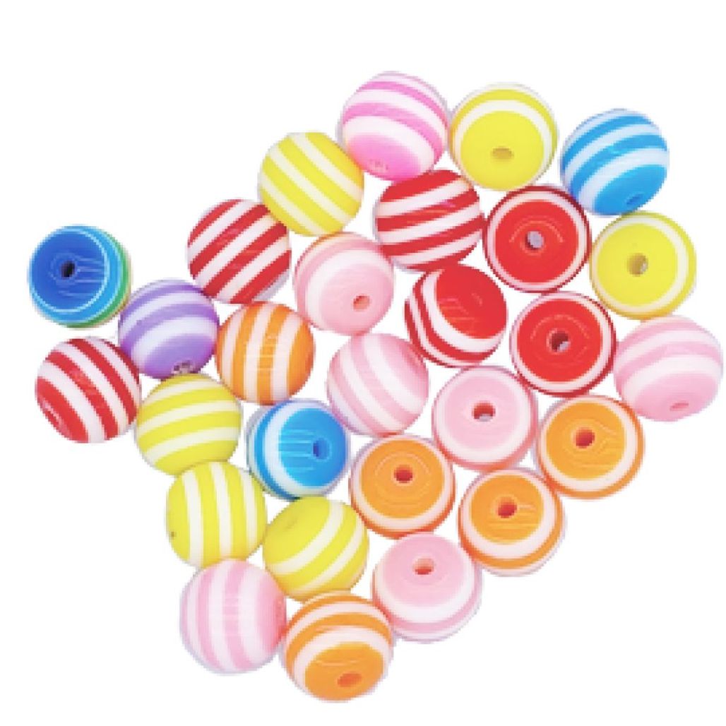 모양구슬(A-05) - 큰줄무늬구슬