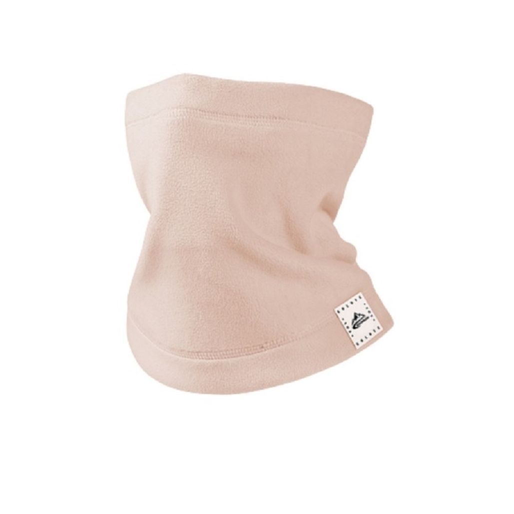 트리플형 플리스 넥워머 연핑크