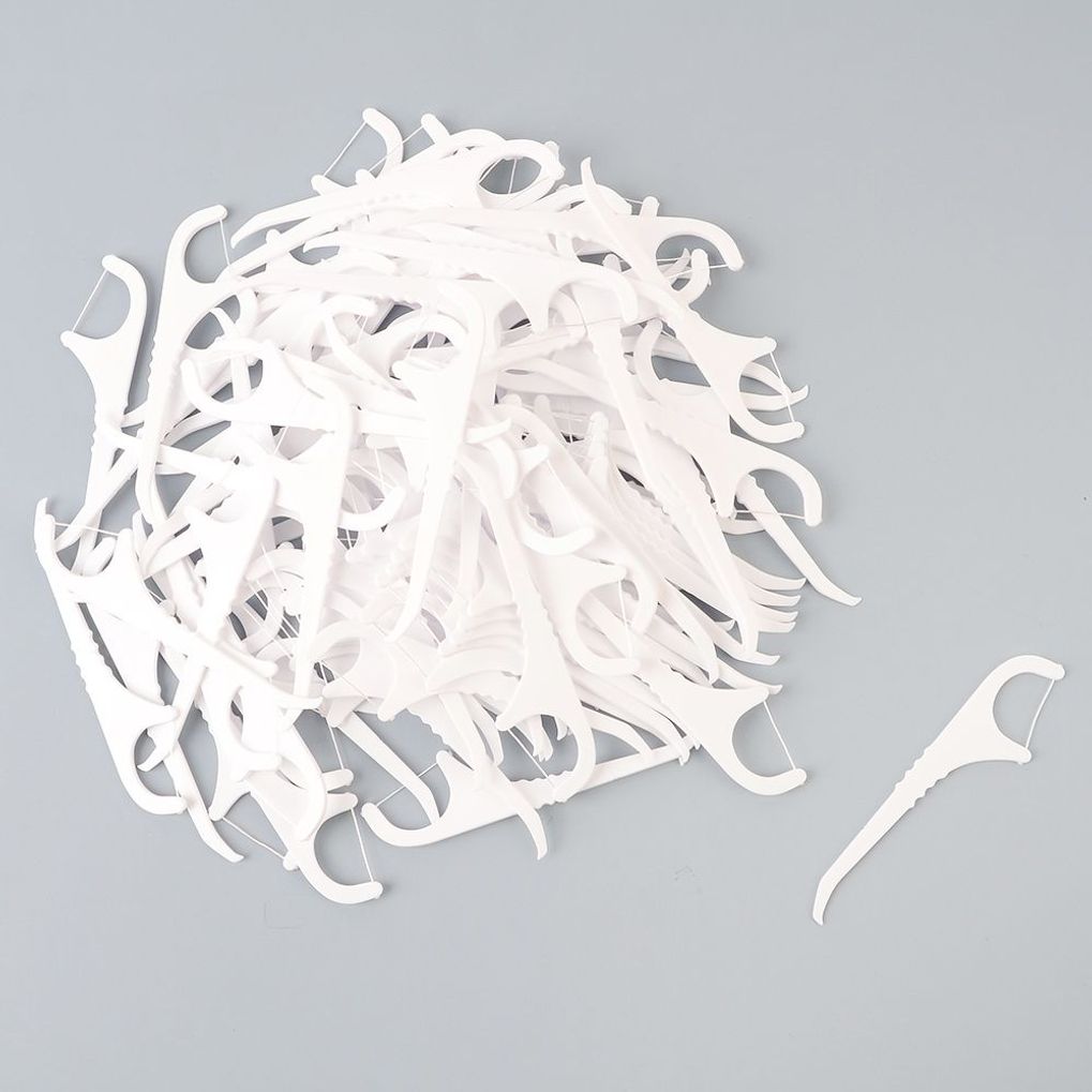 100P 일회용 치실