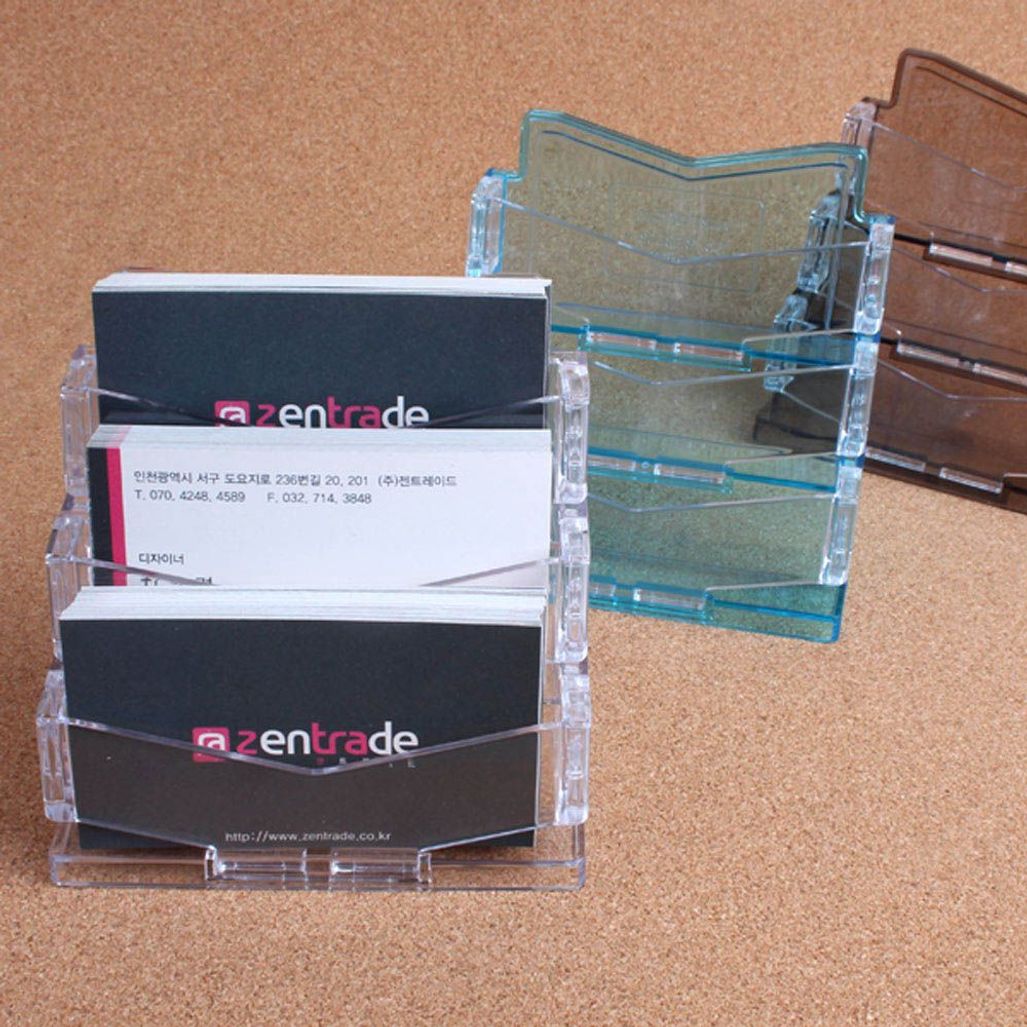 3단 디자인 명함꽂이