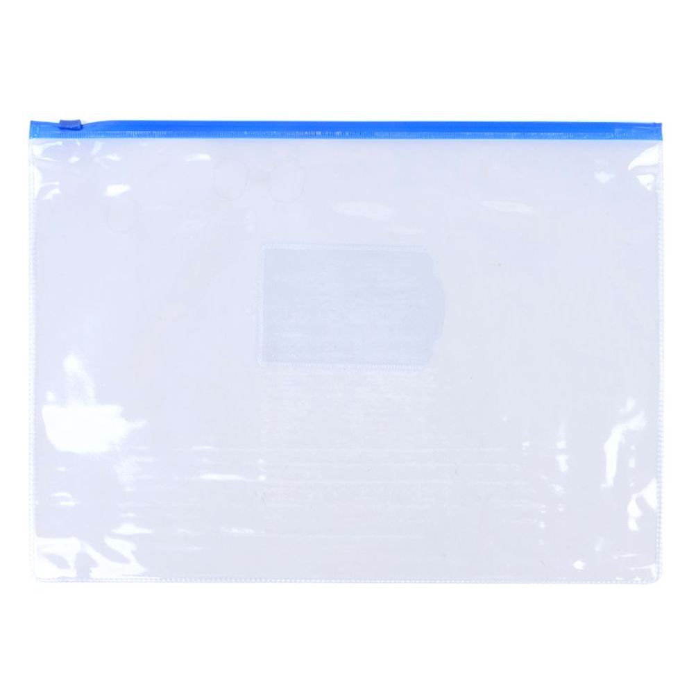 다용도 A4 투명 슬라이드 파일 지퍼백