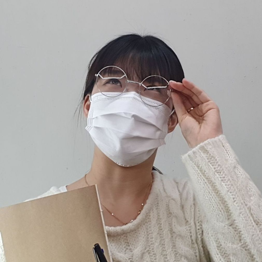 동글이 철테 안경 실버