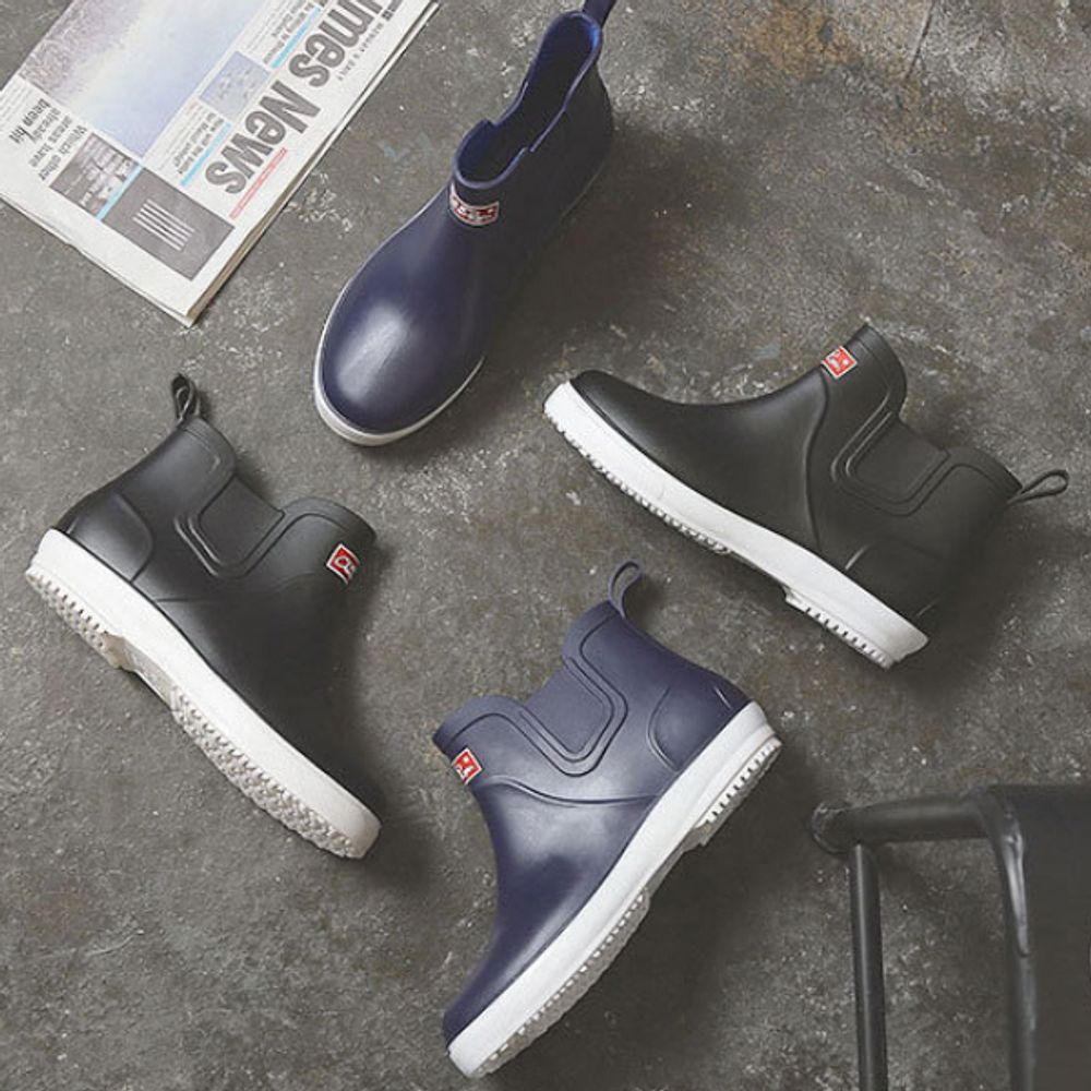 남성 데일리 방수 장마 시즌 장화부츠