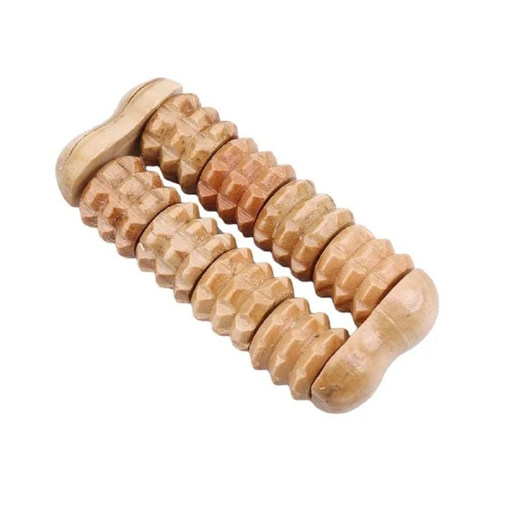 휴대용 원목 투라인 지압 안마기