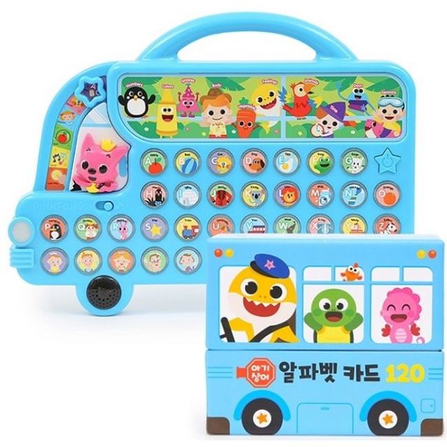 co 핑크퐁 언어학습 버스 단어카드포함 알파벳