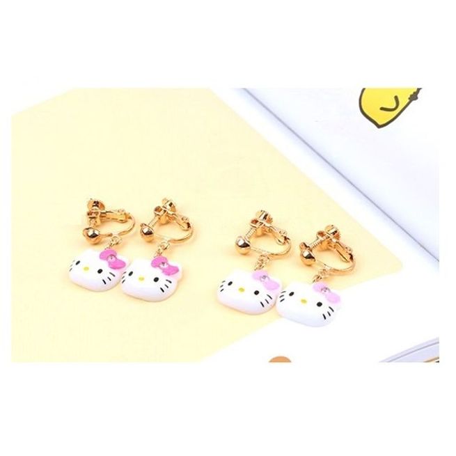 ss키티 귀찌/색상랜덤/귀걸이/악세사리/소품/헬로키티
