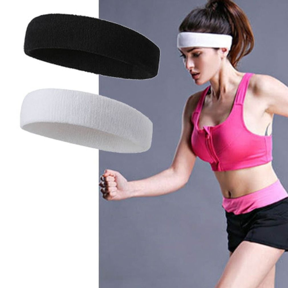 야외 활동 운동 스포츠 조깅 두툼한 머리띠 헤어 밴드