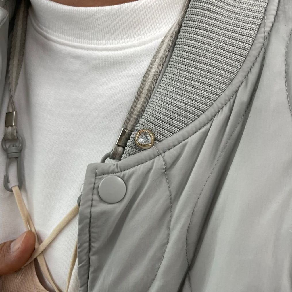 포인트 매너 옷핀 브로치 큐빅 믹스 10종 세트