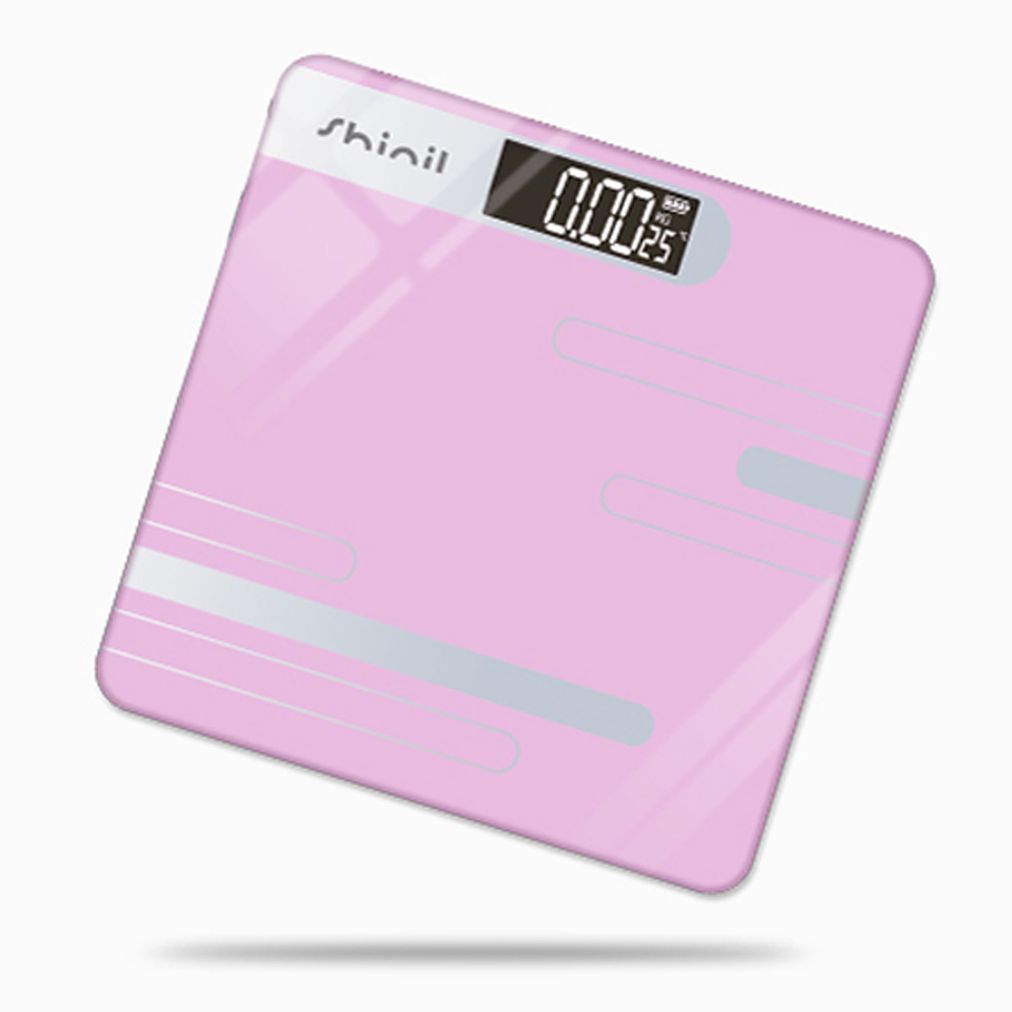 신일PK180 핑크 강화유리 스마트 체중계 180kg