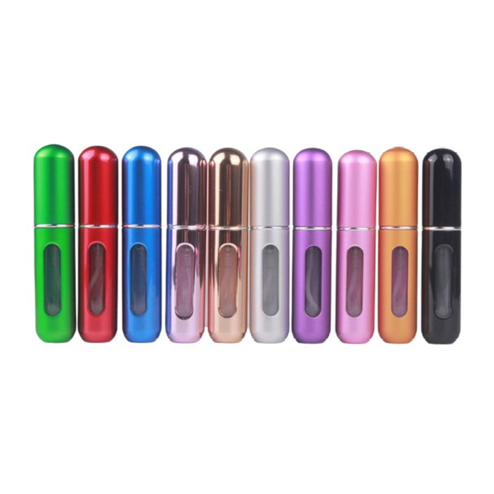 펌핑 컬러풀 휴대용 향수 공병 택1