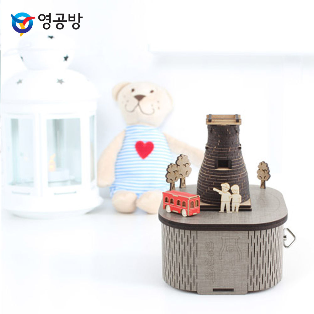 DIY키트 만들기 영공방 회전우드 오르골경주 첨성대