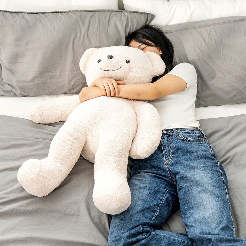 토이웍스 KC정품 부들이곰 곰 대형 애착 인형 110cm
