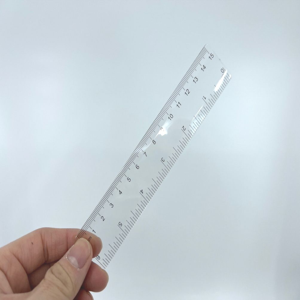 플라스틱 투명자 15cm 20cm