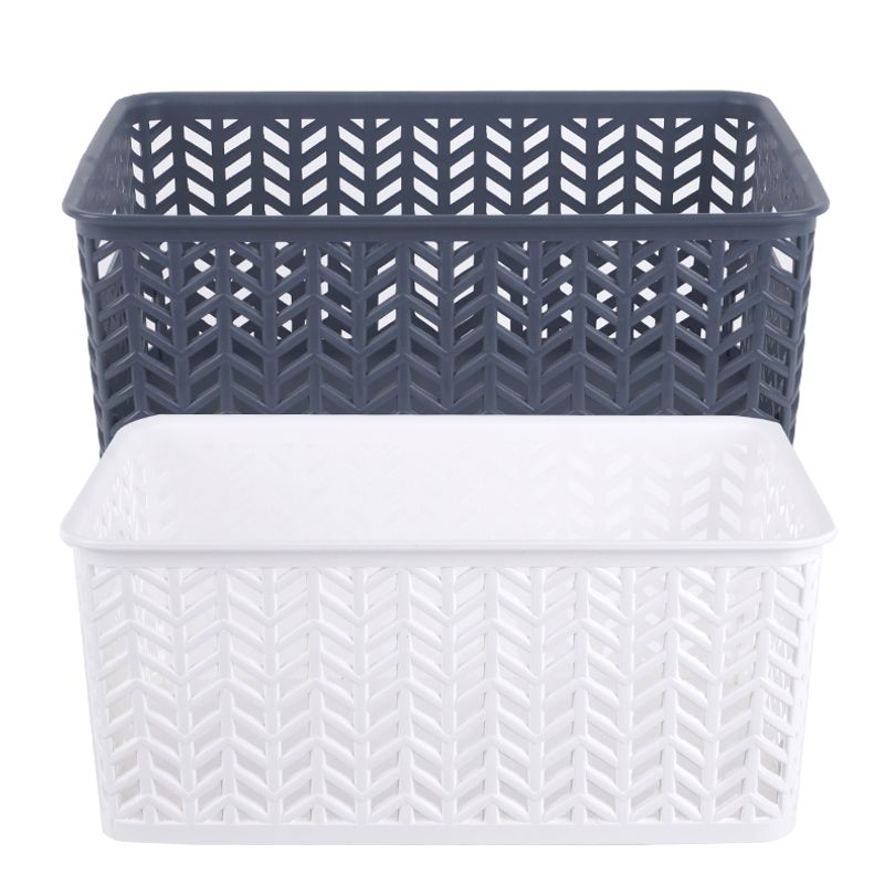 헤링본 오픈형 바스켓 3호 9.3L (색상랜덤)