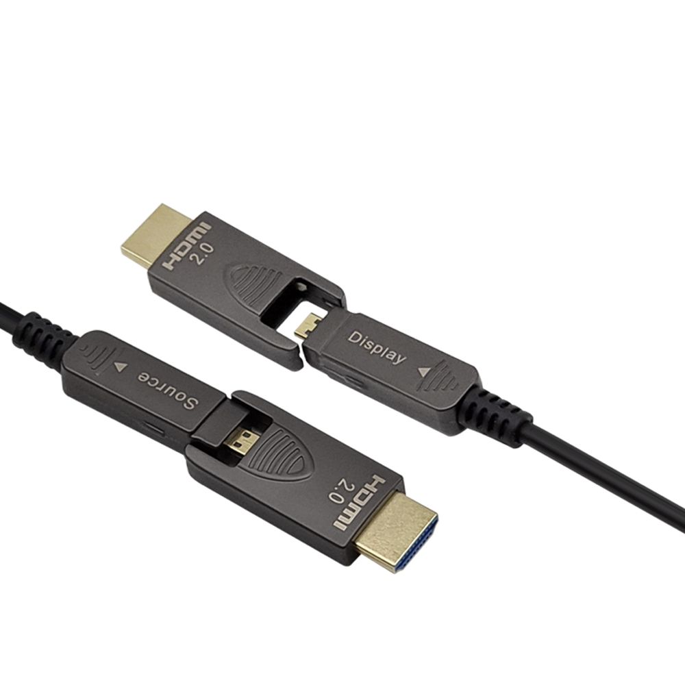 HDMI 2.0 광 AOC 배관용 분리형 케이블 80M
