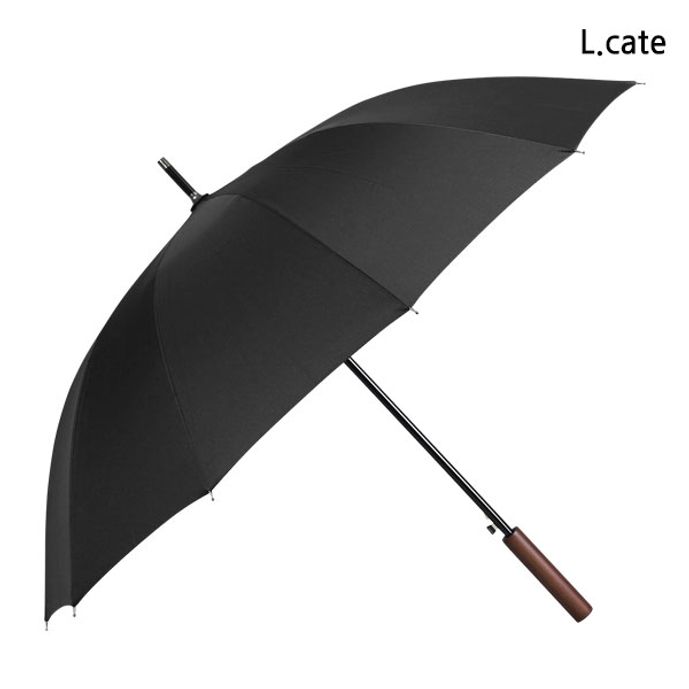 엘케이트 여성 장우산 LDDR017 우드 핸들 튼튼한 우산