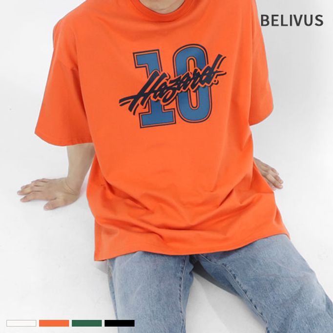 빌리버스 남자 반팔티 BVA002 여름 라운드 면 티셔츠