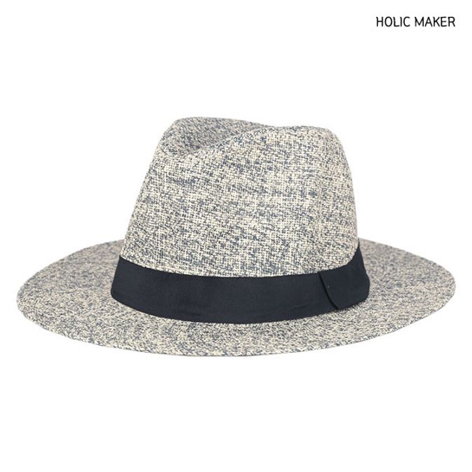 홀릭메이커 남성 중절모 HDH006 여름 모자 밀짚 페도라 스트로햇