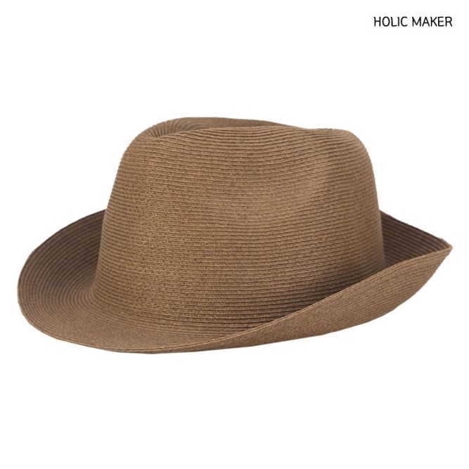 홀릭메이커 남성 중절모 HDH010 여름 모자 밀짚 페도라 스트로햇