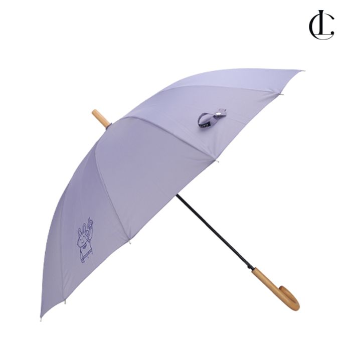 엘케이트 장우산 LDDR121 수동 장마철 파스텔 캐릭터 우산