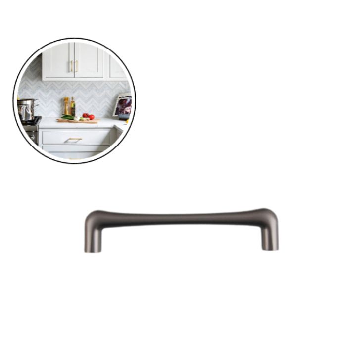 서랍장 옷장 2구손잡이 물방울 128P 흑니켈