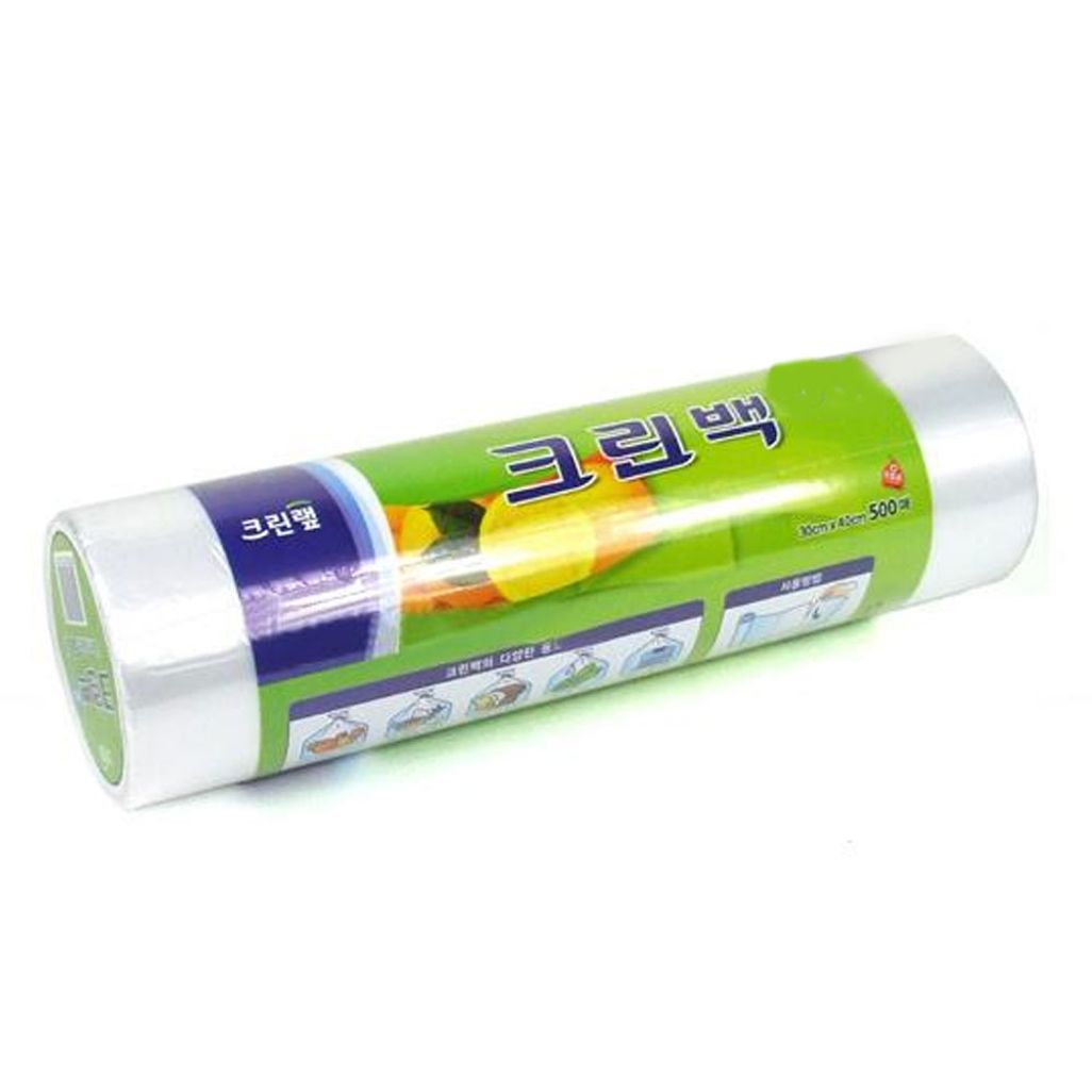 롤타입 비닐봉투 크린백 30x40cm 500매 일회용봉지