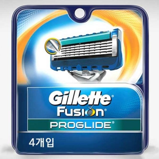 질레트 플렉스볼 프로글라이드 5중날 면도날 4입