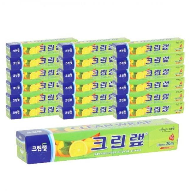 BOX 크린랲 크린랩 (30cmX20m) 50개입 대용량랩