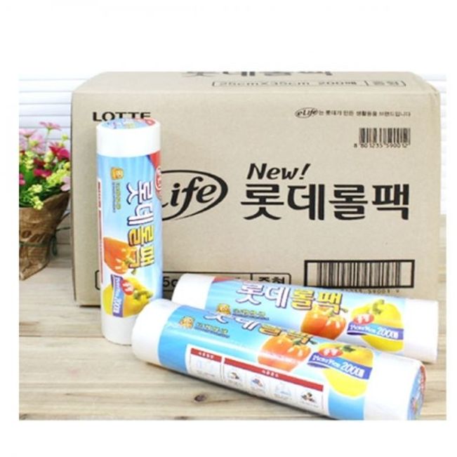BOX 롯데롤팩 (25x35cm) 200매 30개입 위생백