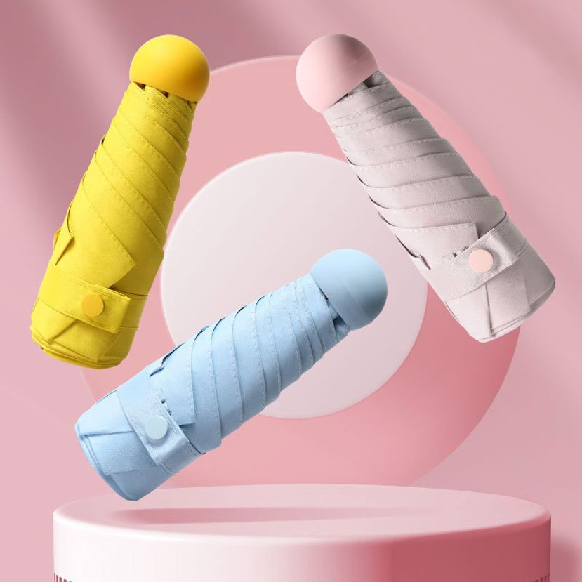 가방에쏙 햇빛차단 양산겸용 케이스포함 3단 미니우산