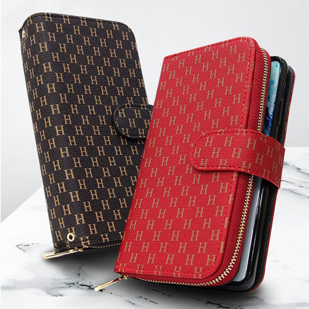 갤럭시 노트 FE 시그니처 지퍼지갑 N935 케이스