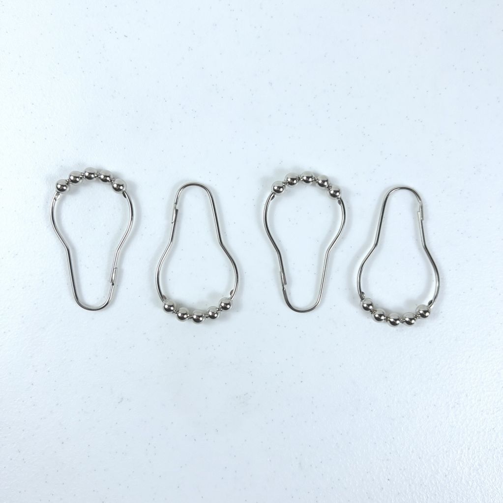 욕실 샤워 구슬 커튼 고리