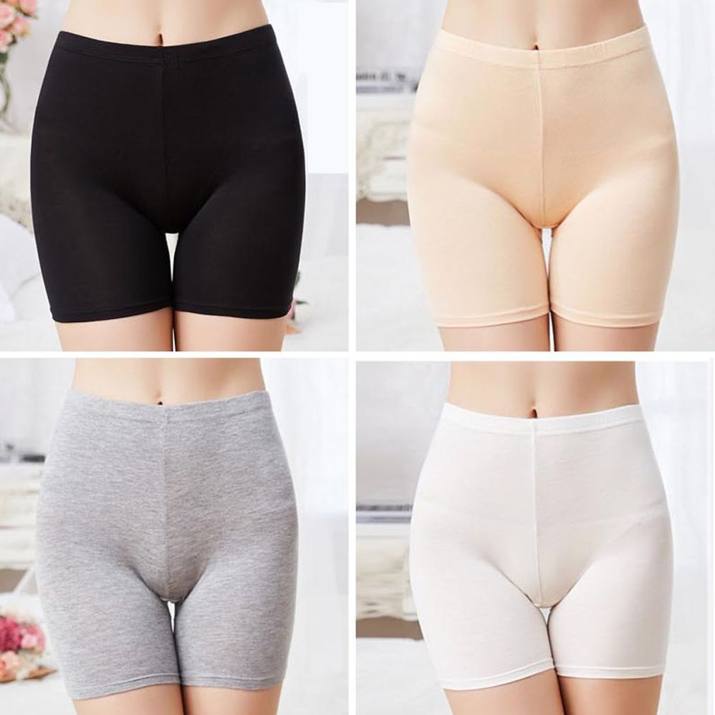 교복치마 속반바지 3부 쫀쫀한 속바지 기본 디자인