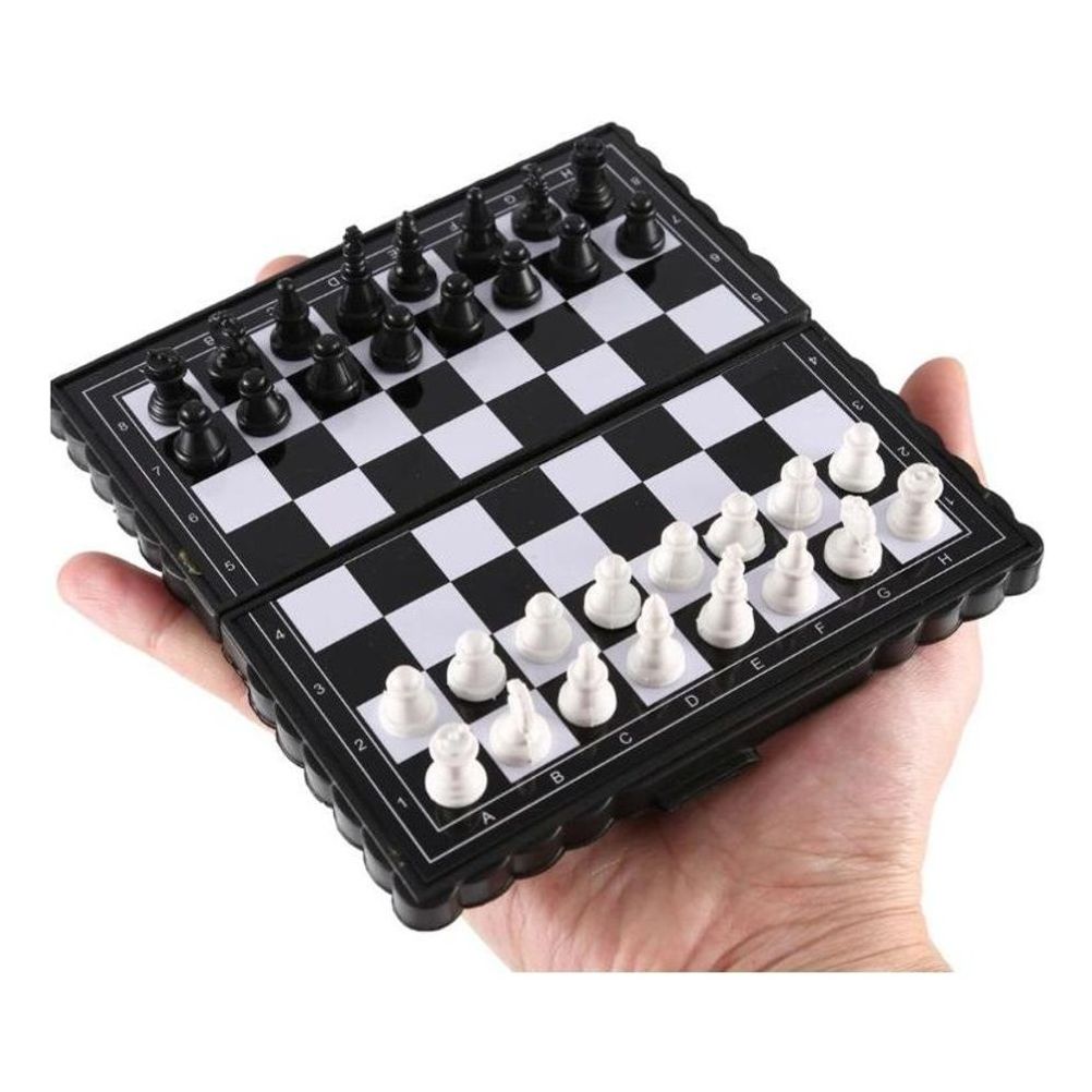 체스게임 미니 접이식 휴대용 보드 게임 장난감 체스