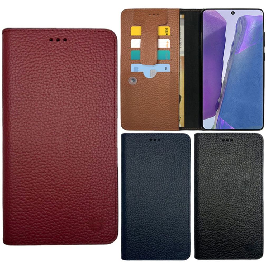 갤럭시와이드4 가죽 지갑 플립 케이스 엘리 A205