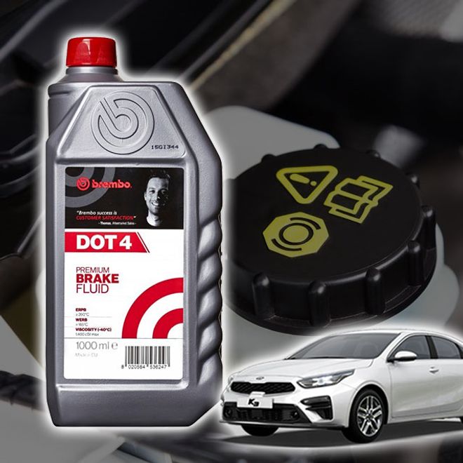 더뉴K3 브렘보 브레이크오일 DOT4 1L