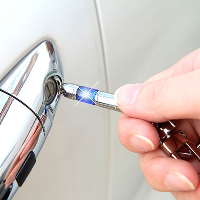 퍼스트 메탈 정전기 방지 키수납 홀더 블루