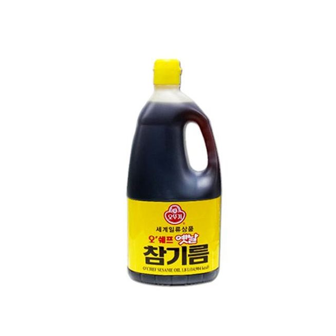 오뚜기 참기름 오쉐프 옛날참기름 1.8 리터 6EA 1BOX