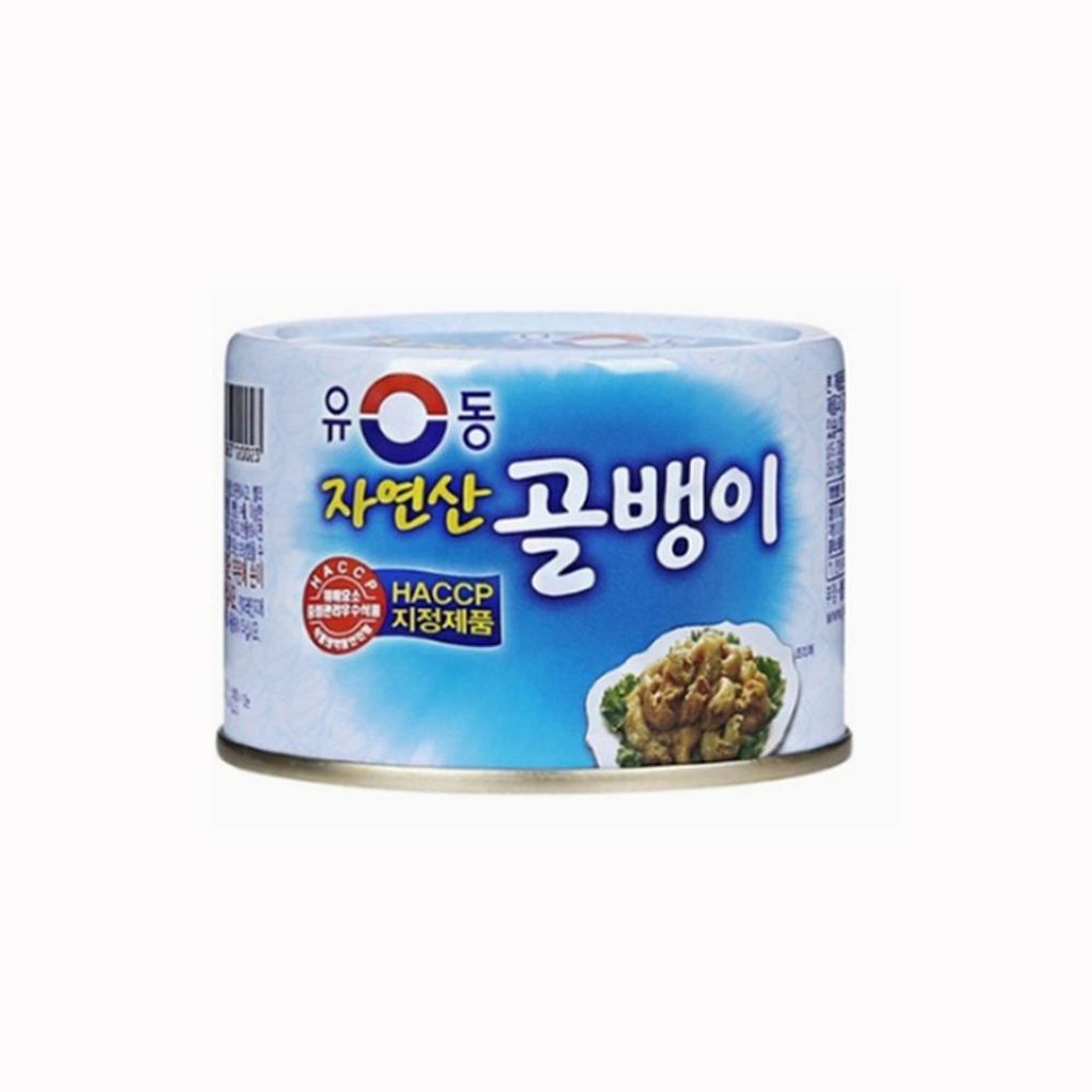 48개 1박스 유동 자연 골뱅이 140G 캔