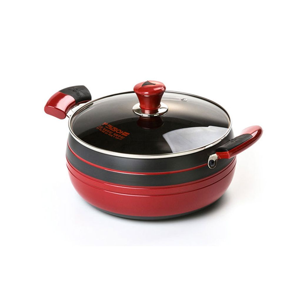 국내산 키친아트 게르마늄 양수냄비 20cm 법랑코팅