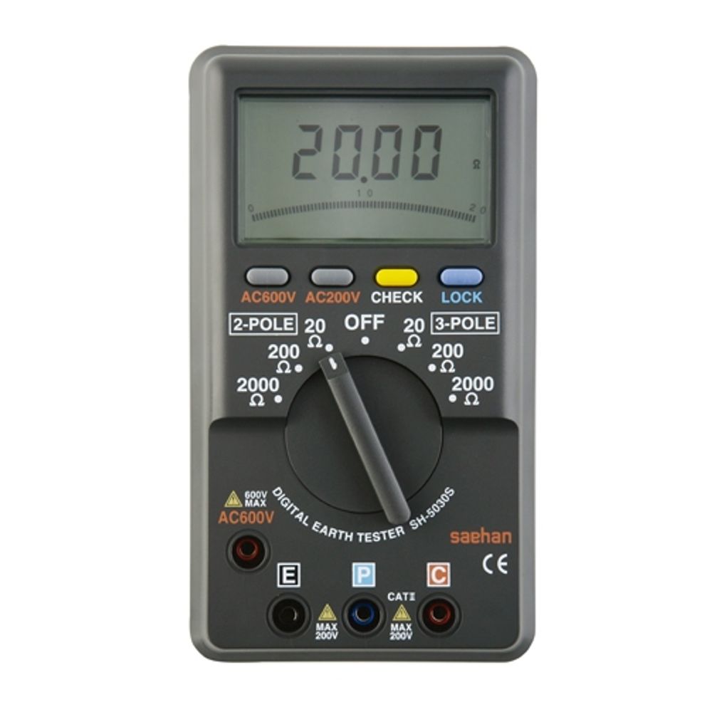 새한 디지털 접지 저항계 SH-5030S 4151092 낱개