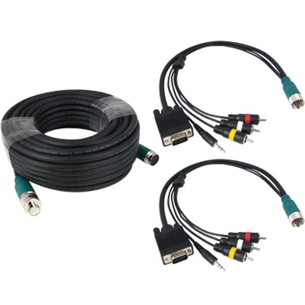 RGB 스테레오 or 3RCA 케이블 단자 분리 배관용 41m