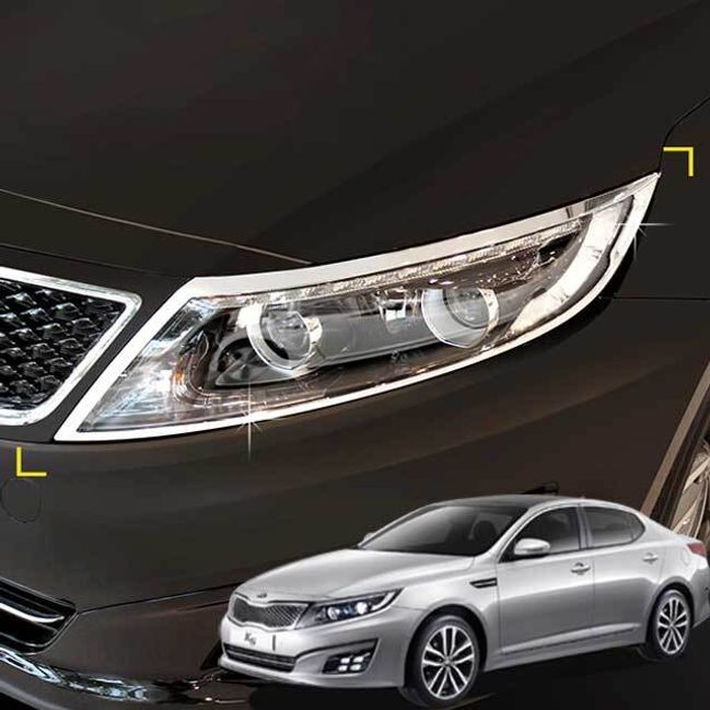 더뉴K5 헤드램프몰딩 크롬 전조등 스크래치방지