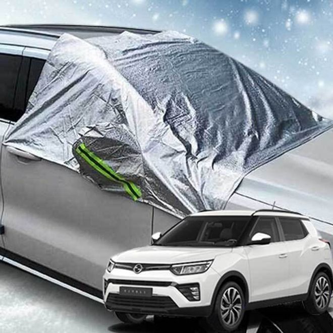 성에방지 자동차커버 티볼리 앞유리커버 덮개