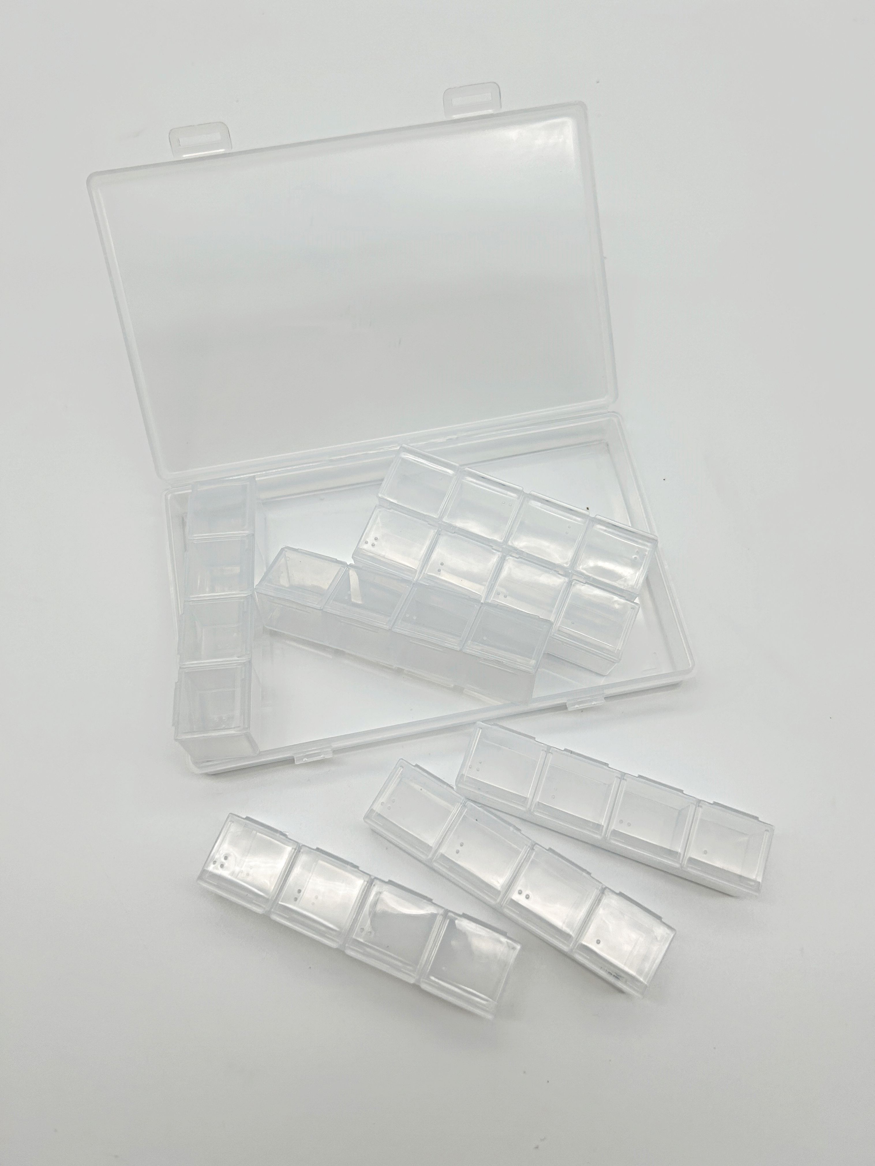 28칸 소품케이스 투명 플라스틱 수납함