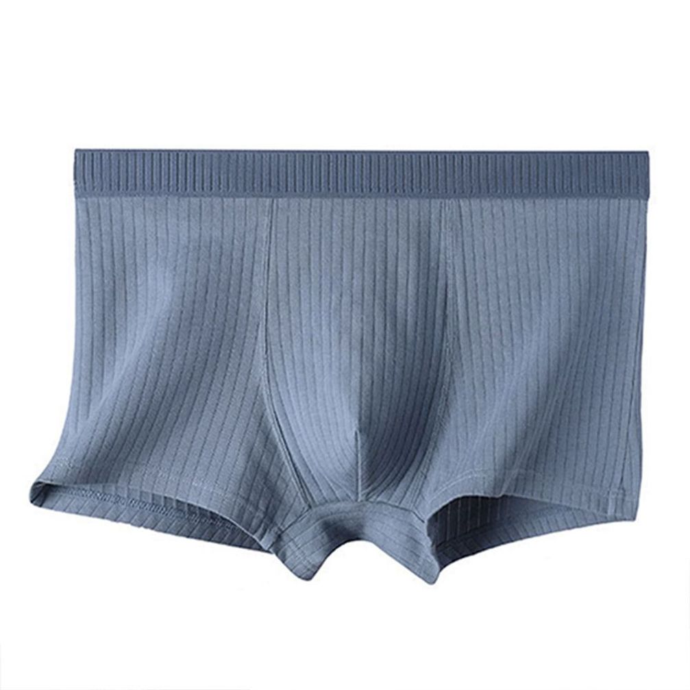 남자팬티 남성 사각 드로즈 연그레이 XL 면팬티