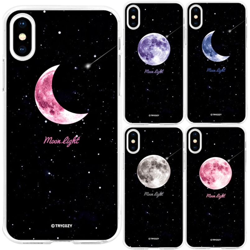 갤럭시A52 네온보름달 투명 젤리 케이스 A526