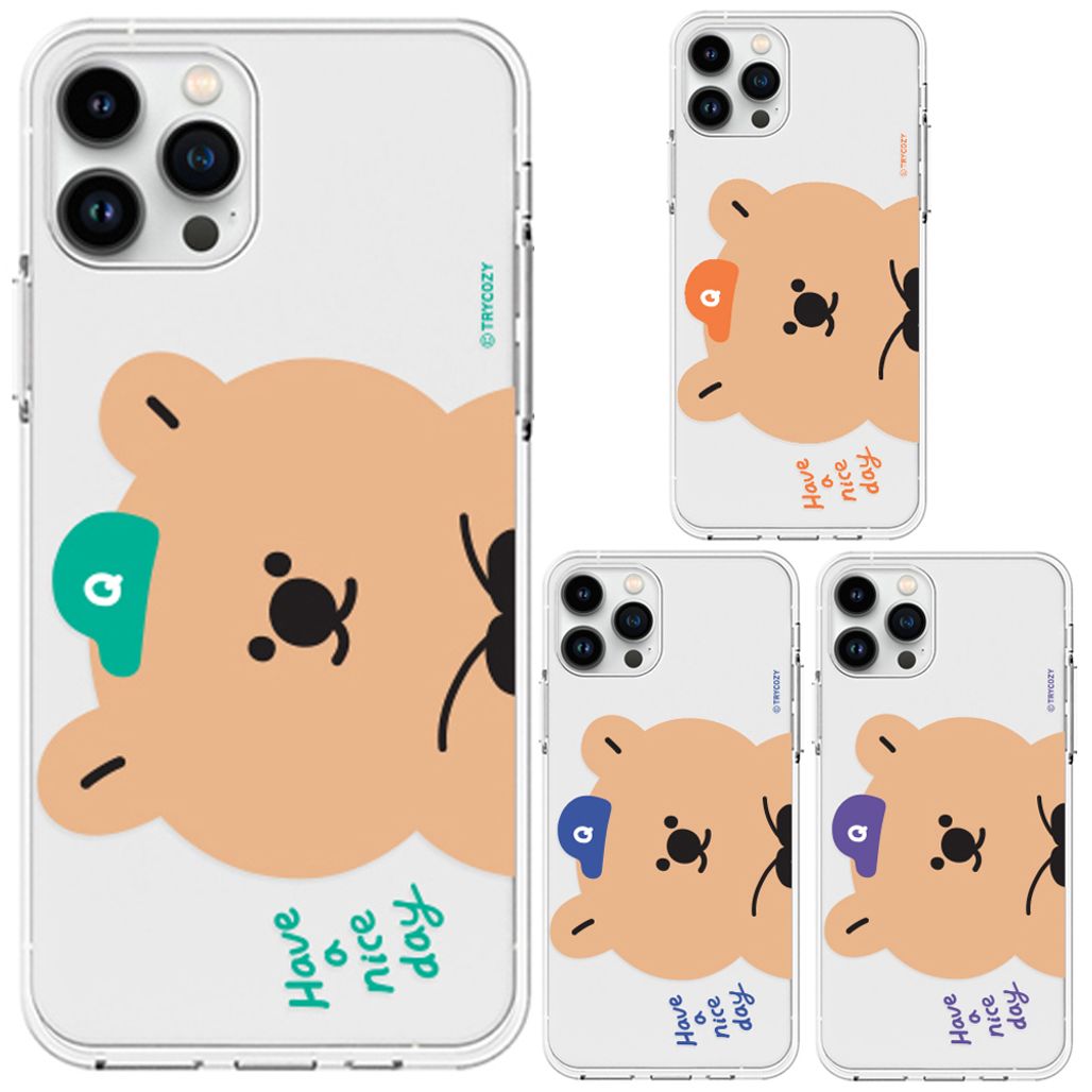 갤럭시S22울트라 빼꼼쿼카 투명 젤리 케이스 S908