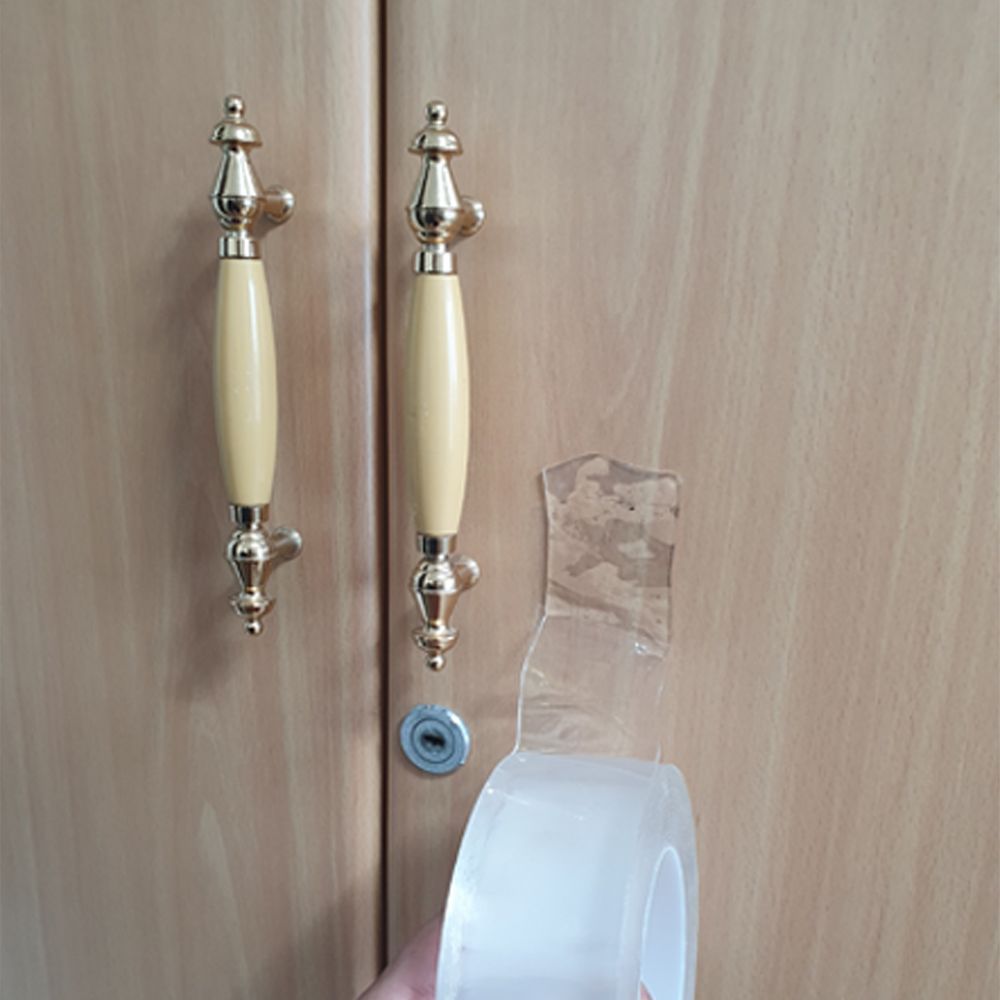 투명 양면 방수실리콘 흔적없는 강력테이프 5x3cm